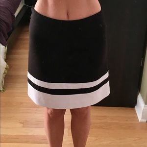 Black and white skirt